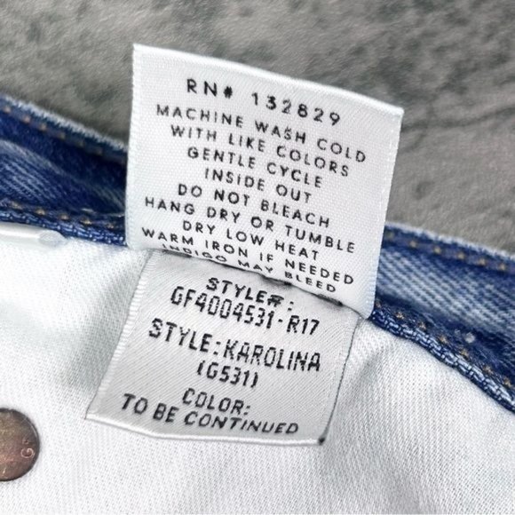 GRLFRND | Karolina High-Rise Light Wash Distressed Jeans in ‘To Be Continued’ - Picture 12 of 13